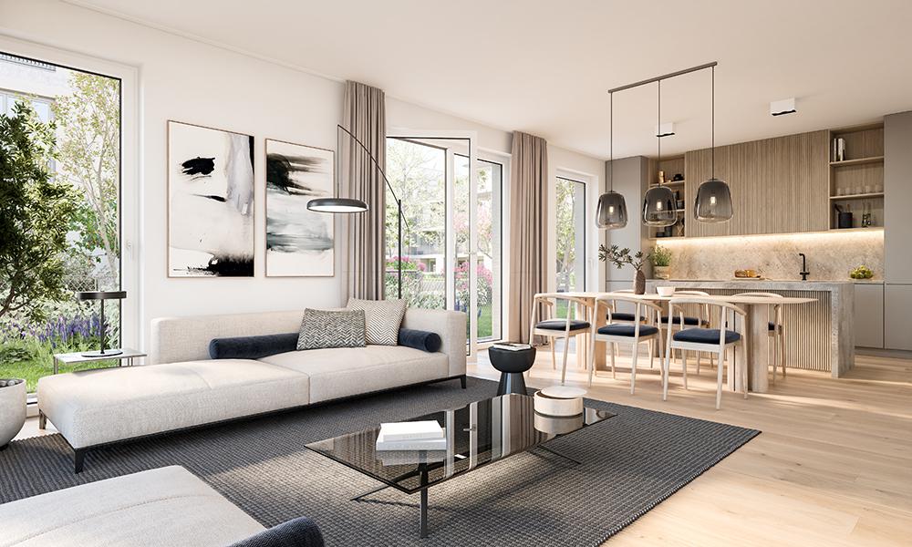 Bild Neubauprojekt Quartier Mittenheim Oberschleißheim