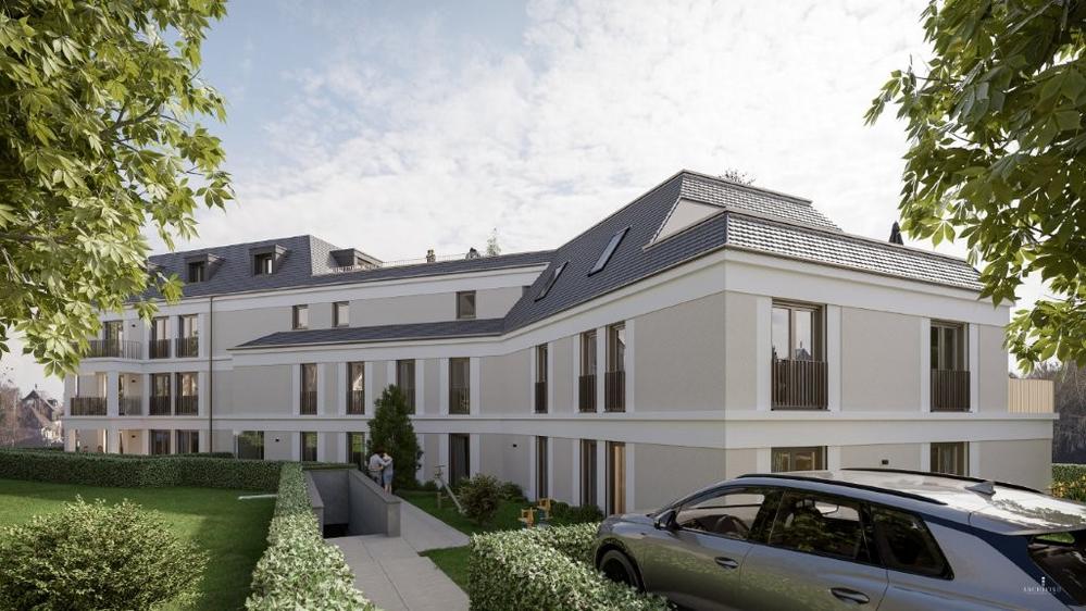 Bild Neubau Eigentumswohnungen Neubauprojekt See-Quartier-Dießen: Visualisierung eines Mehrfamilienhauses