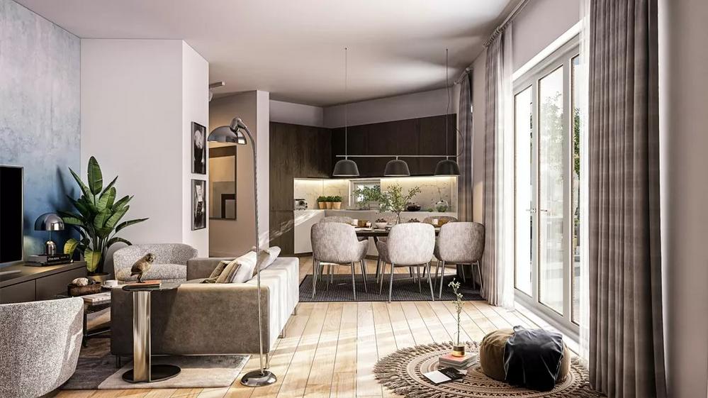 Bild Neubau Eigentumswohnungen Shape, Frankfurt Bild Neubau Eigentumswohnungen Shape, Frankfurt: Innenvisualisierung