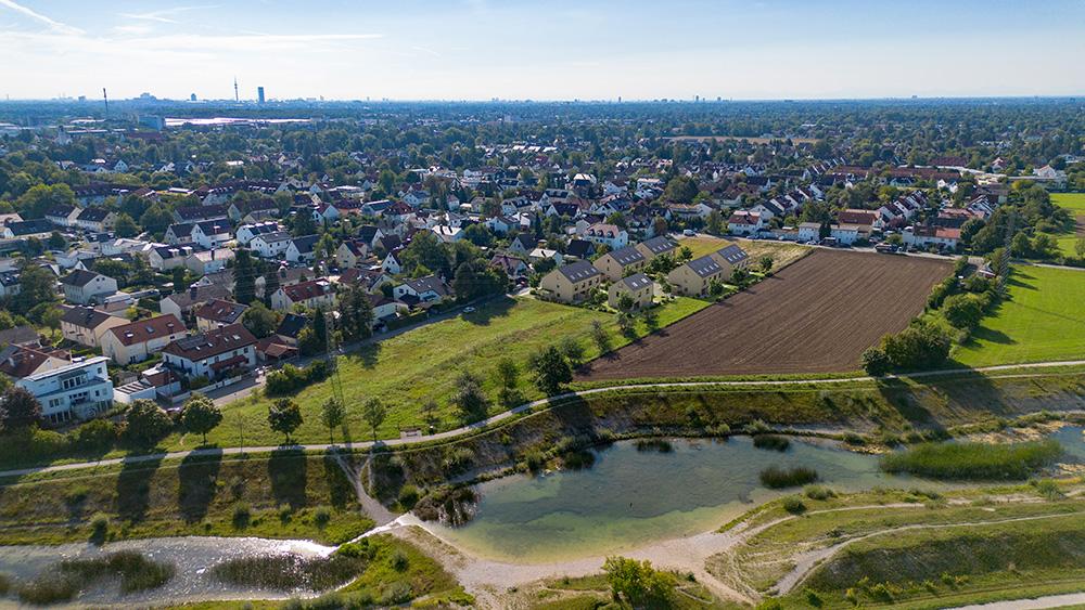 Bild Neubau Häuser Parrotstraße München