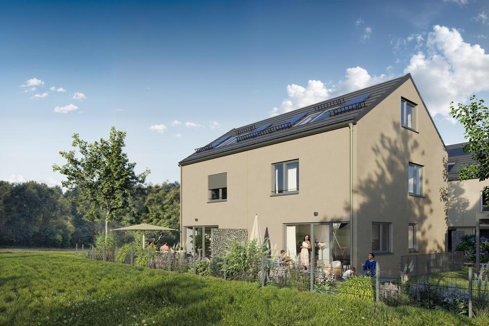 Bild Neubau Häuser Parrotstraße München