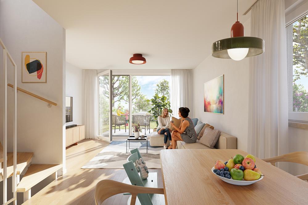 Bild Neubau Häuser Parrotstraße München