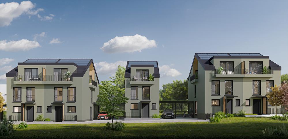 Bild Neubau Häuser KRÔNBERG, Kronberg im Taunus: Visualisierung eines Mehrfamilienhauses Bild Neubau Häuser KRÔNBERG, Kronberg im Taunus: Visualisierung eines Mehrfamilienhauses