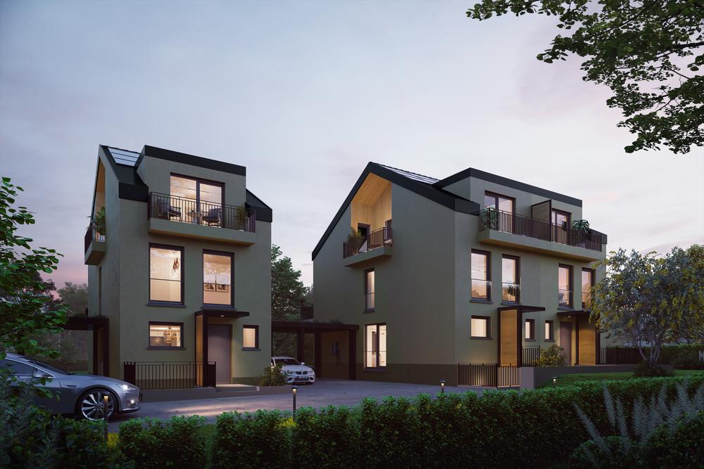 Bild Neubau Häuser KRÔNBERG, Kronberg im Taunus: Visualisierung eines Mehrfamilienhauses Bild Neubau Häuser KRÔNBERG, Kronberg im Taunus: Visualisierung eines Mehrfamilienhauses