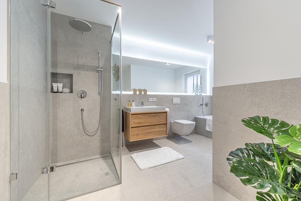 Bild Neubau Häuser Fasanenstraße München Bild Neubau Häuser Fasanenstraße München: Bild eines Badezimmers