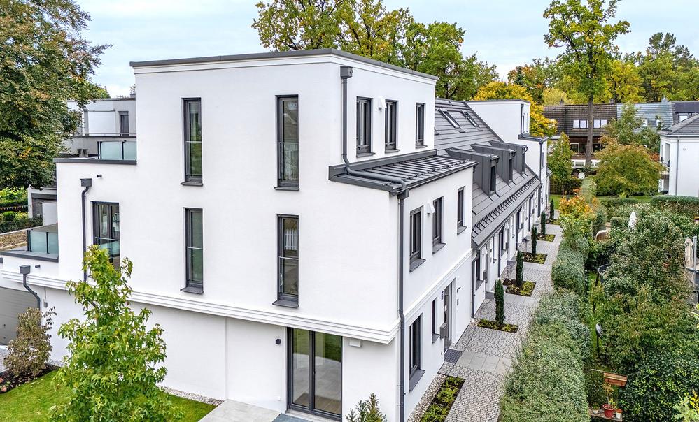 Bild Neubau Häuser Fasanenstraße München Bild Neubau Häuser Fasanenstraße München: Bild eines Reihenhauses