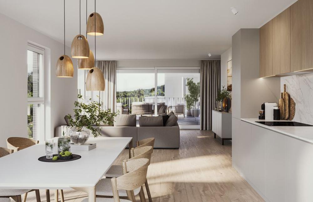 Bild Neubau Eigentumswohnungen im Kurpark, Bad Schwalbach Bild Neubau Eigentumswohnungen im Kurpark, Bad Schwalbach: Bild eines Hausflurs