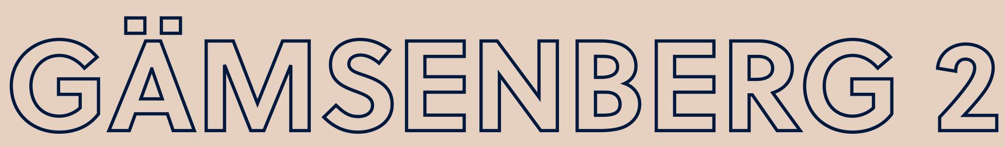 Logo Neubauprojekt GÄMSENBERG Ludwigsburg