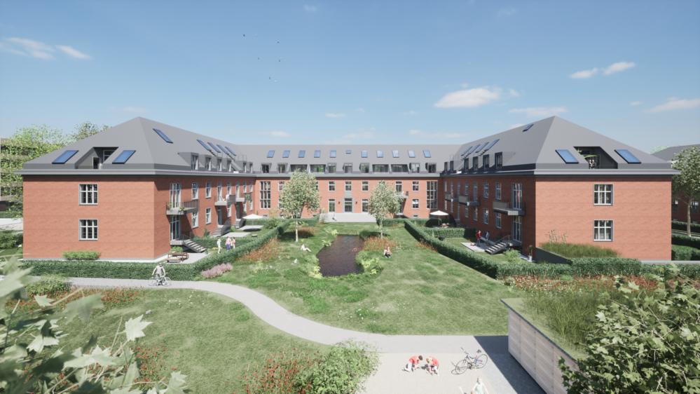 Bild Neubau Eigentumswohnungen URBAN AURA, Potsdam: Visualisierung eines Mehrfamilienhauses