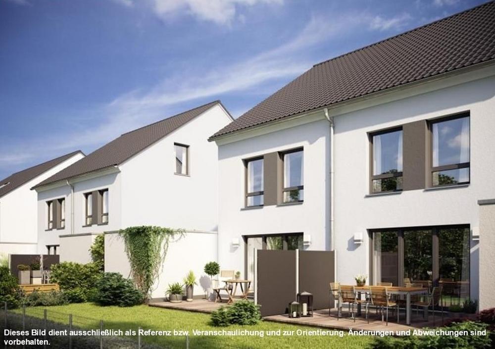 Bild Neubau Häuser Die Alte Heckenteilung, Einhausen: Visu eines Reihenhauses