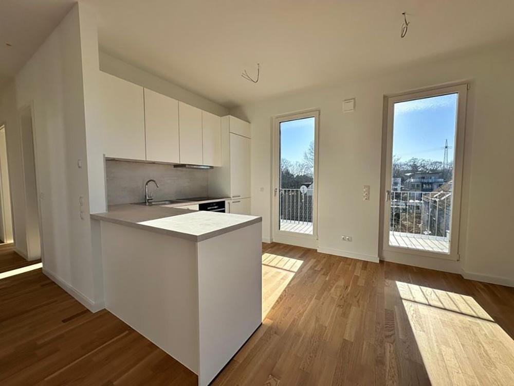 Bild Neubau Eigentumswohnungen August-Bebel-Ring Offenbach am Main: Bild einer hellen Wohnküche