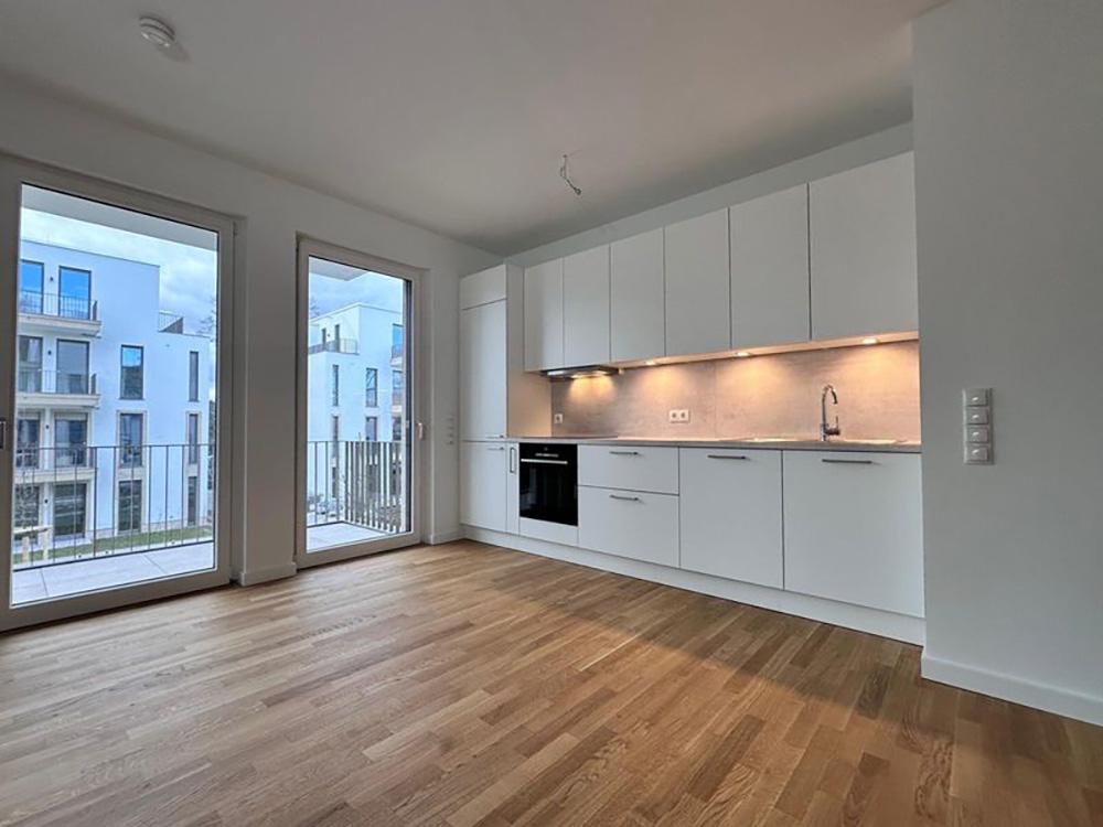 Bild Neubau Eigentumswohnungen August-Bebel-Ring Offenbach am Main: Bild einer hellen Wohnküche