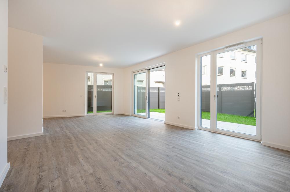 Bild Neubau Eigentumswohnungen Langenfelder Damm Hamburg: Bild eines hellen Wohnzimmers