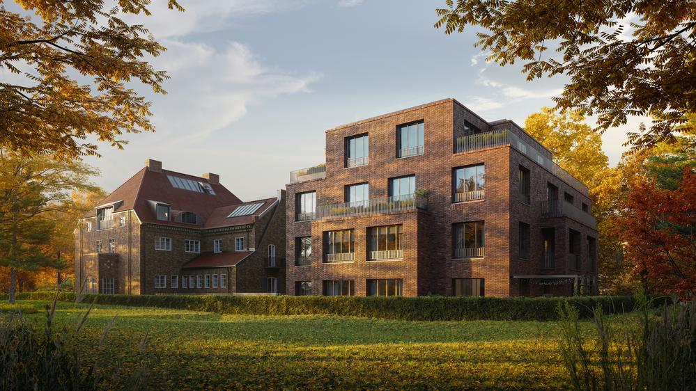 Bild Neubau Eigentumswohnungen Herbartstraße Berlin: Visualisierung eines Mehrfamilienhauses