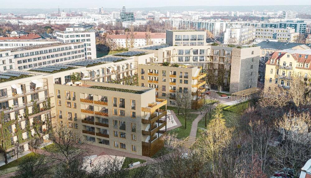 Bild Neubau Wohnungen Münchner Straße Dresden