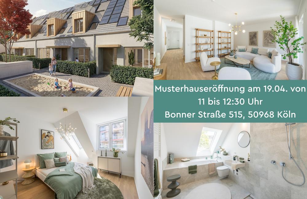 Bild Neubau Eigentumswohnungen und Häuser Bonner Straße Köln: Visualisierung eines Mehrfamilienhauses