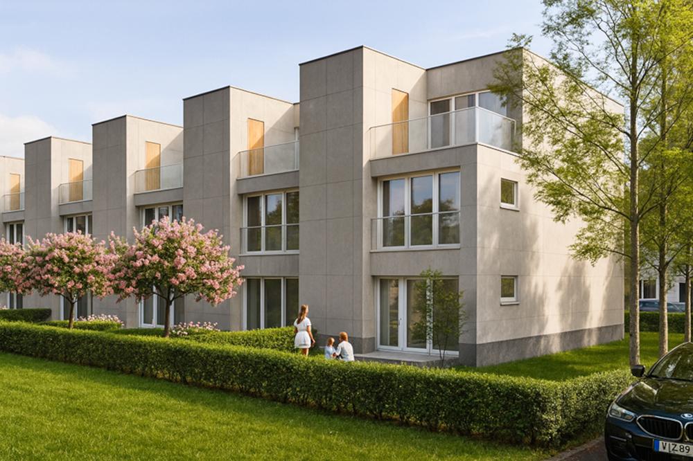 Bild Neubauprojekt Birkfeld, Bergfelde: Visualisierung Townhouses mit Garten