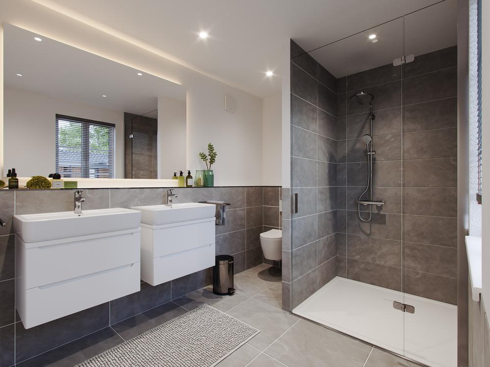 Bild Neubauprojekt QUARTIER AN DER ALTEN EICHE Oranienburg: Visualisierung eines Reihenhauses