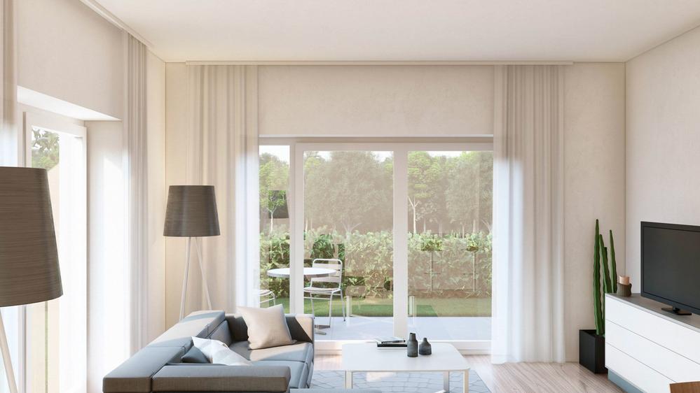 Bild Neubauprojekt  Eigentumswohnungen Bahnstraße Langen in Hessen: Visualisierung eines Mehrfamilienhauses