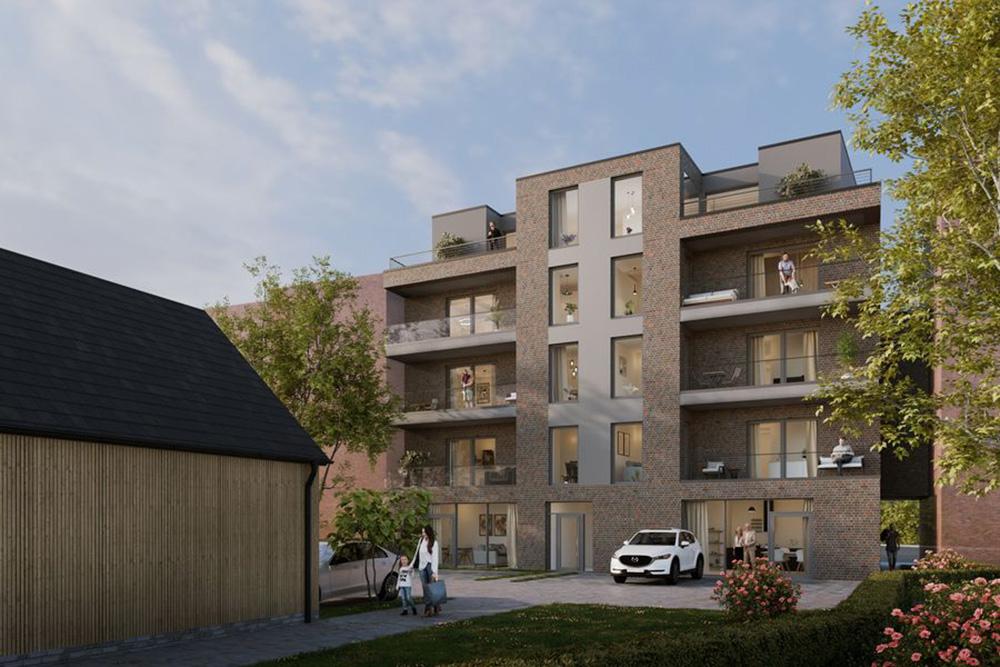 Bild Neubau Eigentumswohnungen Abdenastraße Emden: Visualisierung eines Mehrfamilienhauses