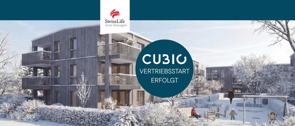 Bild Neubau Eigentumswohnungen Mariabrunner Straße München: Visualisierung eines Innehofs mit Menschen