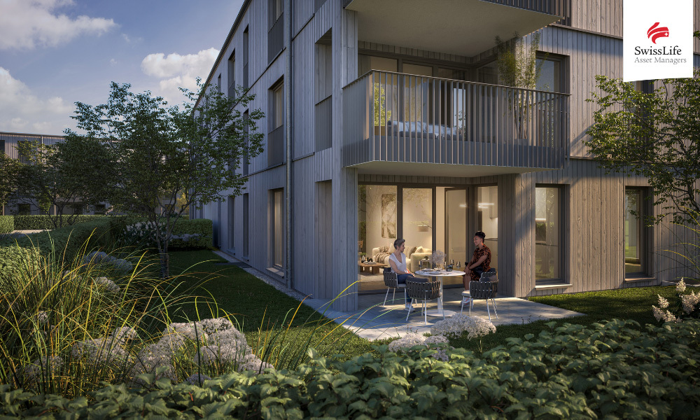 Bild Neubau Eigentumswohnungen Mariabrunner Straße München: Visualisierung eines Mehrfamilienhauses
