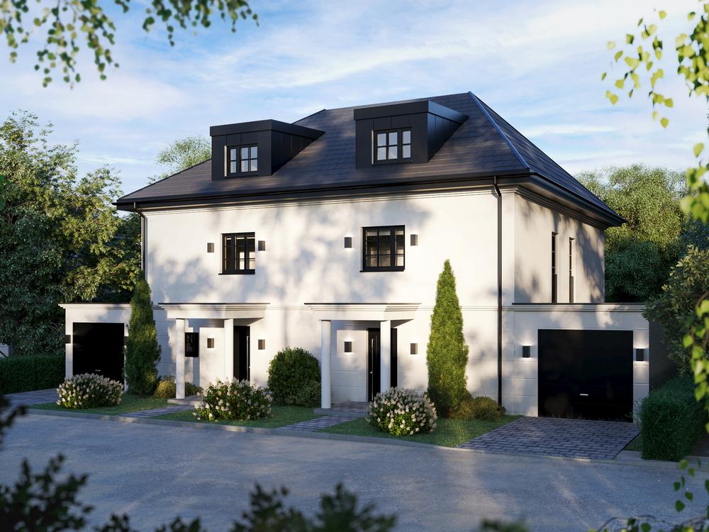 Bild Neubau Doppelhaushälfte Rabensteinstraße 26, München, Wohn- und Essbereich einer Doppelhaushälfte