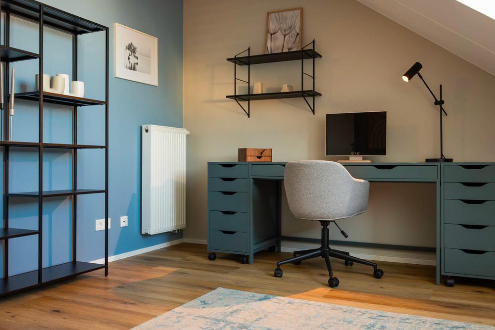 Bild Neubau Häuser Am Skandinavienkai Travemünde: Visualisierung eines hellen Zimmers