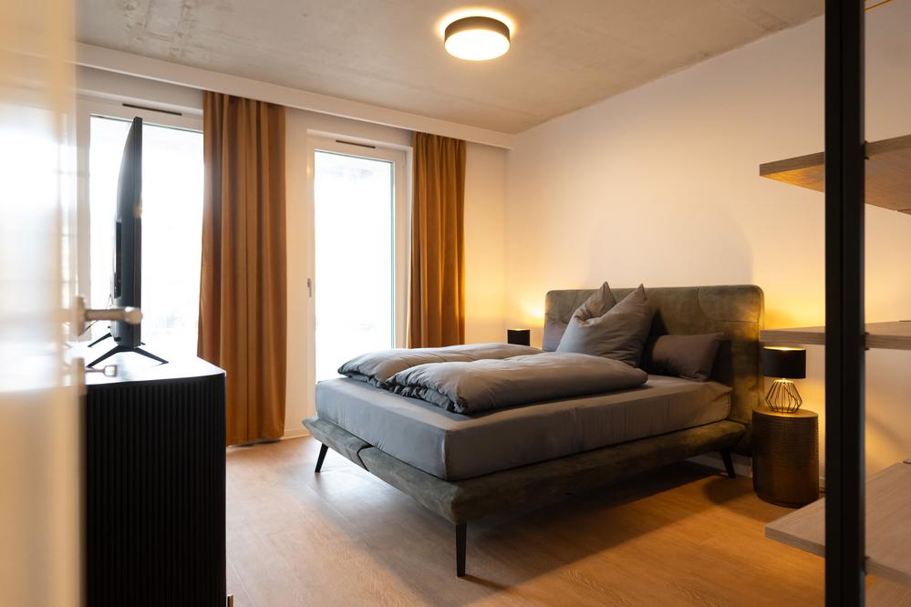 Bild Neubau Eigentumswohnungen Waldstraße Leipzig: Bild eines Zimmers mit Bett