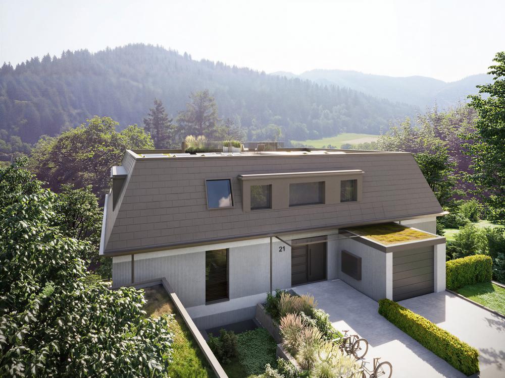 Bild Neubau Eigentumswohnungen Stephanienstraße Freiburg im Breisau: Visualisierung eines Mehrfamilienhauses