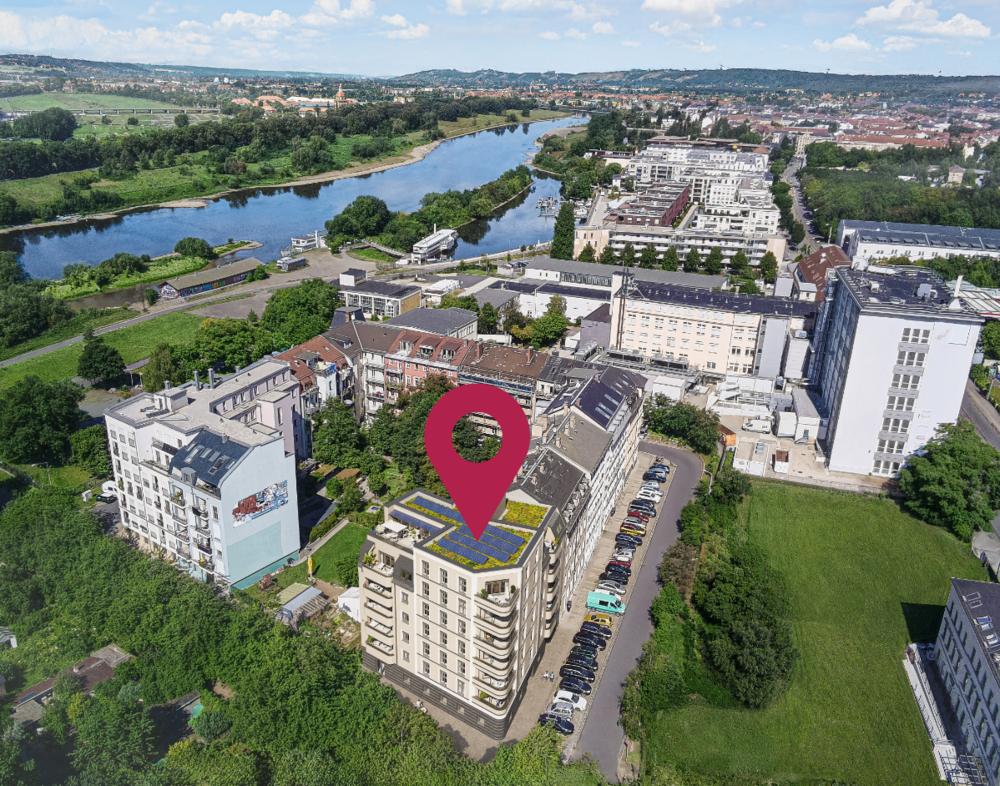 Bild Neubau Eigentumswohnungen Hedwigstraße Dresden