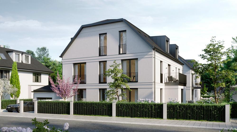 Bild Neubau Eigentumswohnungen Goyastraße München: Bild eines Mehrfamilienhauses