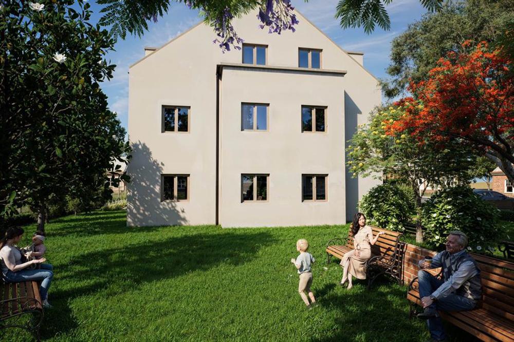Bild Neubau Eigentumswohnungen Pappelweg Zeitlarn: Visualisierung eines Mehrfamilienhauses
