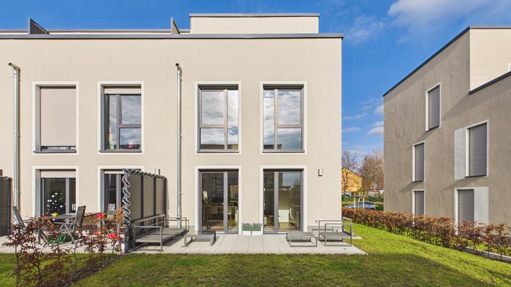 Bild Neubau Fuchskaule, Köln: Bild eines Reihenhauses