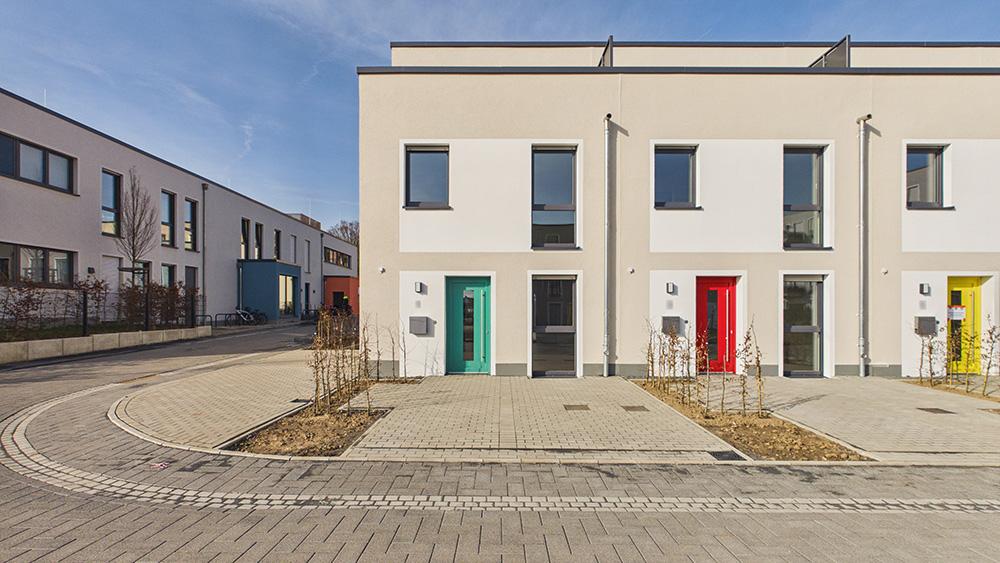 Bild Neubau Fuchskaule, Köln: Visualisierung von Reihenhäusern