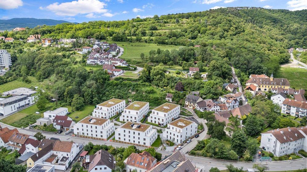 Bild Neubau Eigentumswohnungen Kremstalstraße Krems an der Donau: Vogelperspektive auf das Neubauprojekt
