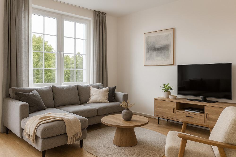 Bild Neubau Eigentumswohnungen Altheimer Straße Nagold: Bild eines hellen Wohnzimmers