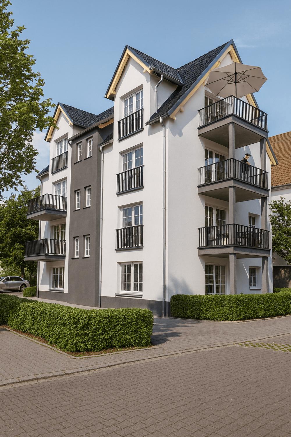 Bild Neubau Eigentumswohnungen Altheimer Straße Nagold: Bild eines Mehrfamilienhauses