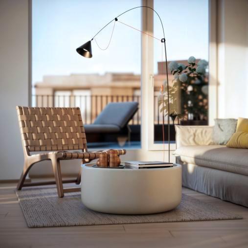 Bild Neubau Eigentumswohnungen Possenhofener Straße Feldafing: Visualisierung eines Wohnzimmers