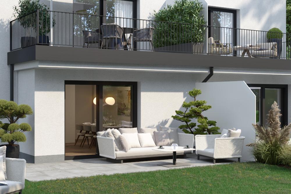 Bild Neubau Eigentumswohnungen Aurikelstraße München: Visualisierung eines Mehrfamilenhauses