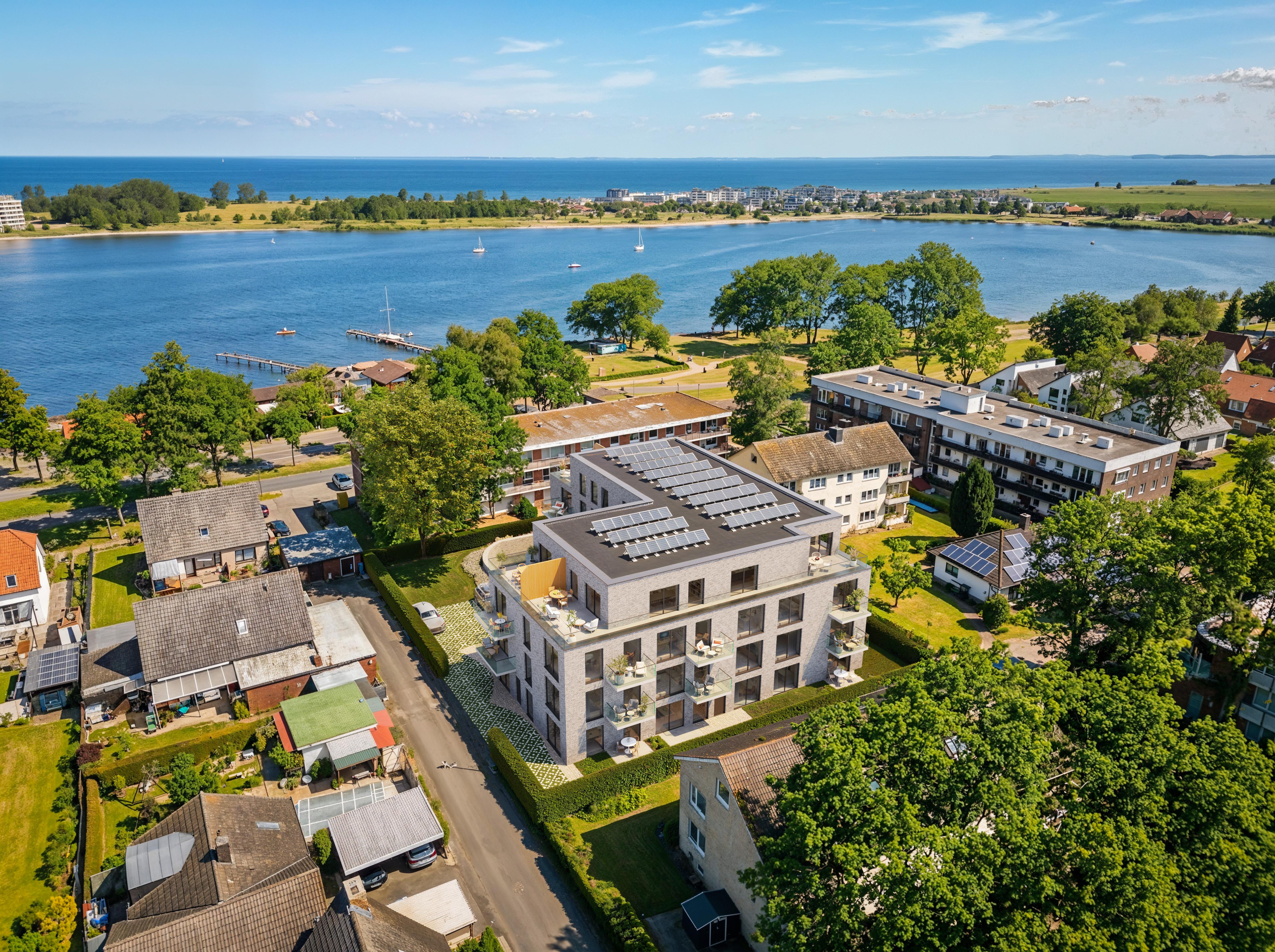 Dachterrasse mit Meerblick und 2 Zimmern - Heiligenhafen