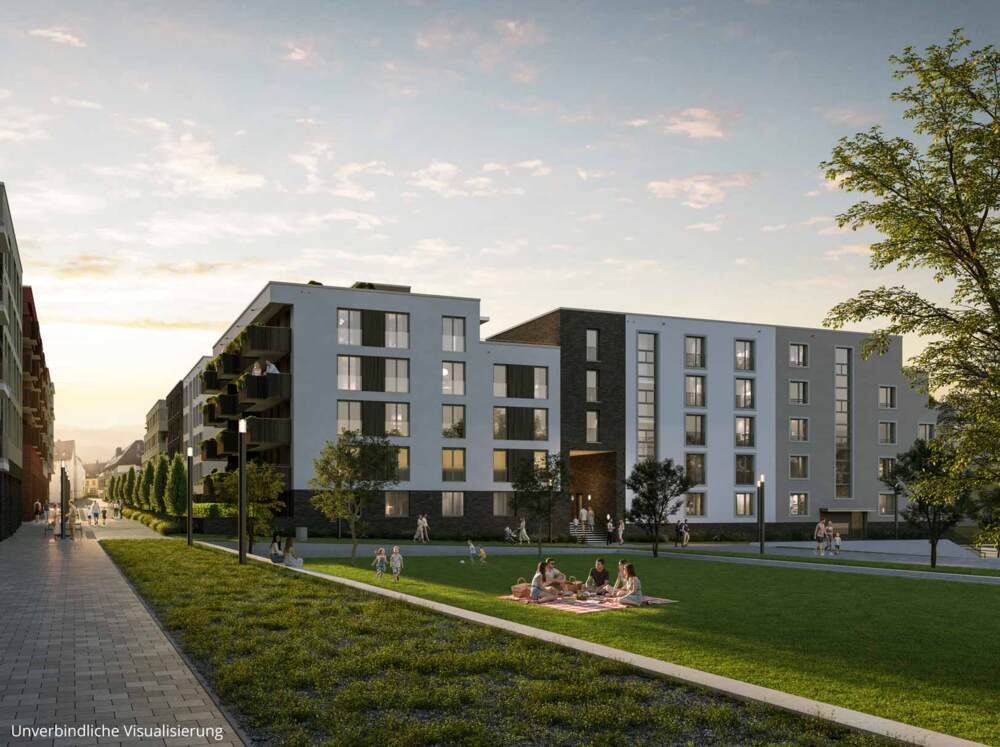 Bild Neubau Eigentumswohnungen Bomsgasse Weingarten: Visualisierung von Mehrfamilienhäusern