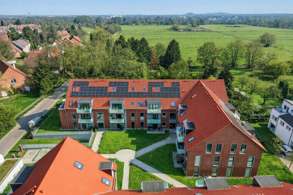 Bild Neubau Eigentumswohnungen Laher Kamp Hannover: Vogelperspektive auf das Bauprojekt