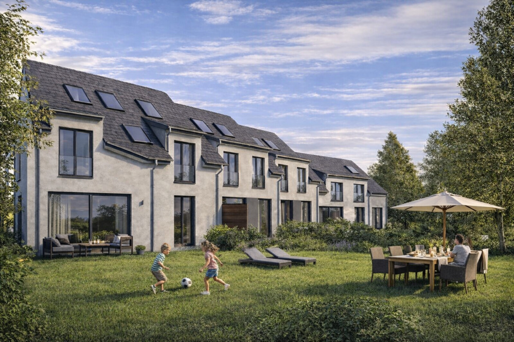 Bild Neubau Einfamilienhäuser Rheinleben