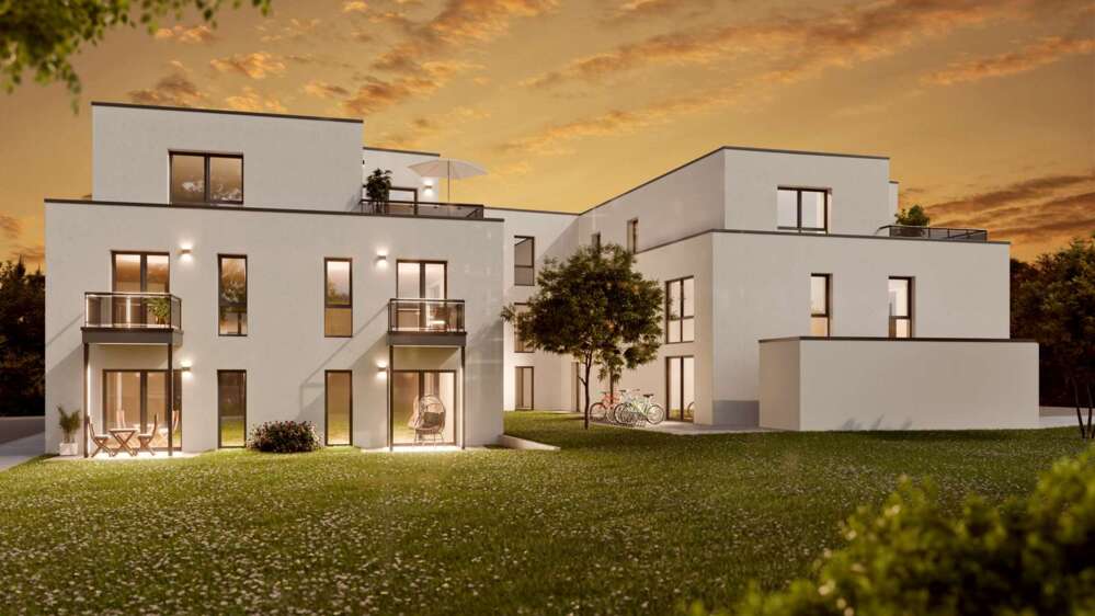Bild Neubau Eigentumswohnungen Waldhufenstraße Heinsberg: Visualisierung eines Mehrfamilienhauses