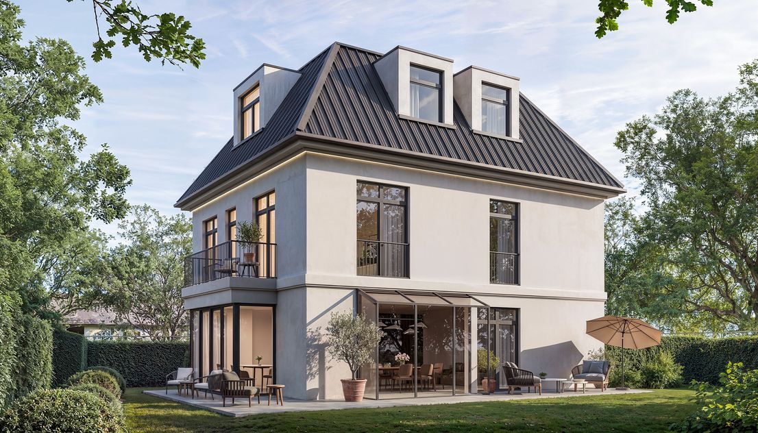 Wohnen am Park: Repräsentative Stadtvilla in bester Lage - München-Englschalking