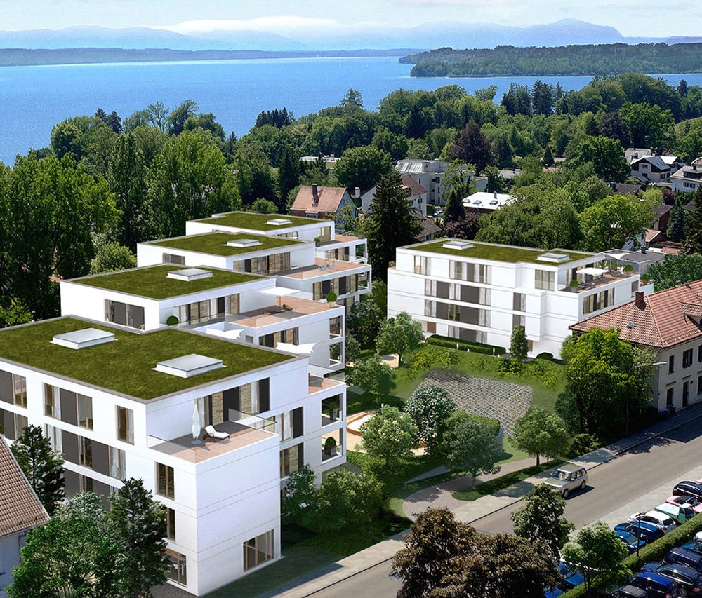 Bilder zum Neubau laside living tutzing