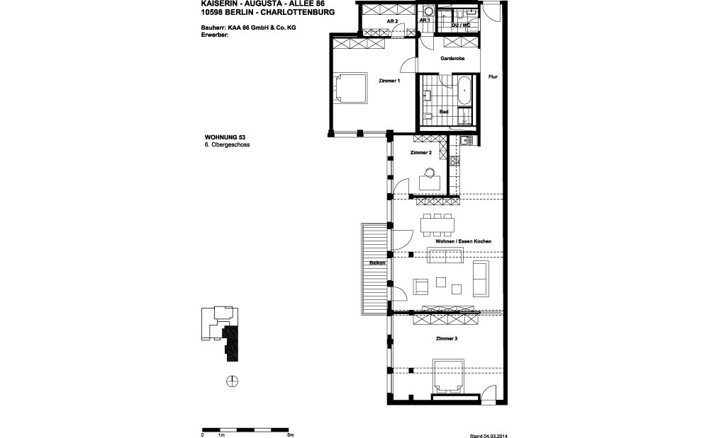 K 86 Lucent Living | Neubau von 27 Eigentumswohnungen | Kaiserin-Augusta-Allee 86, | 10589 Berlin / Charlottenburg