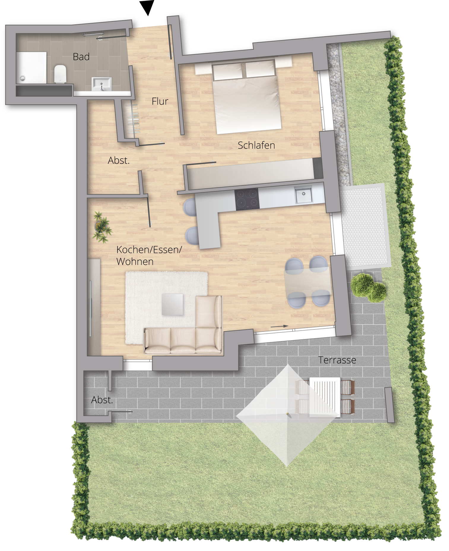 Wohnquartier VISTA - Wohnung