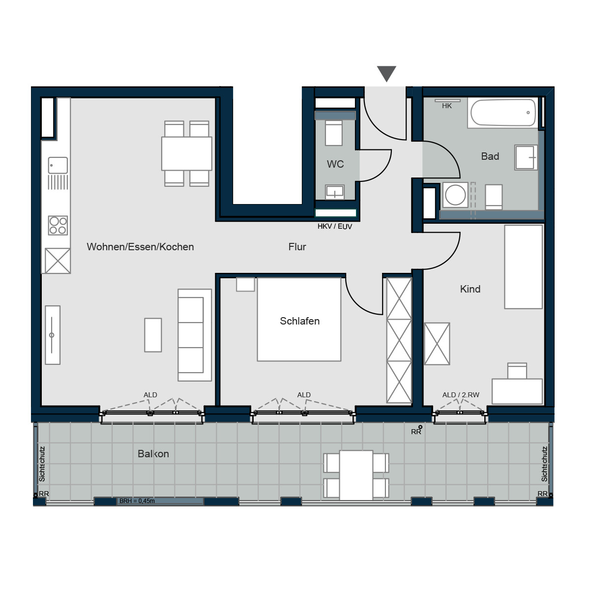 Meinraum München West - Wohnung